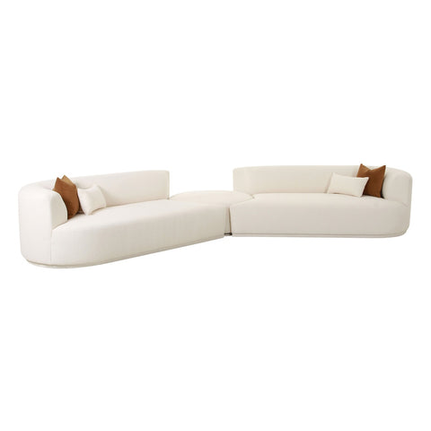 Fickle Cream Boucle 3-Piece Modular Sectional Model: TOV-L6866-C-SEC1