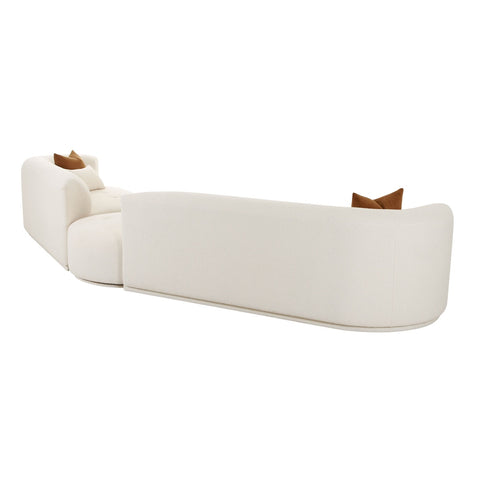 Fickle Cream Boucle 3-Piece Modular Sectional Model: TOV-L6866-C-SEC1