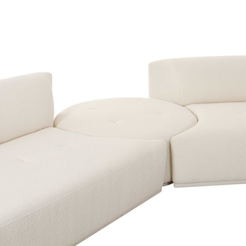Fickle Cream Boucle 3-Piece Modular Sectional Model: TOV-L6866-C-SEC1