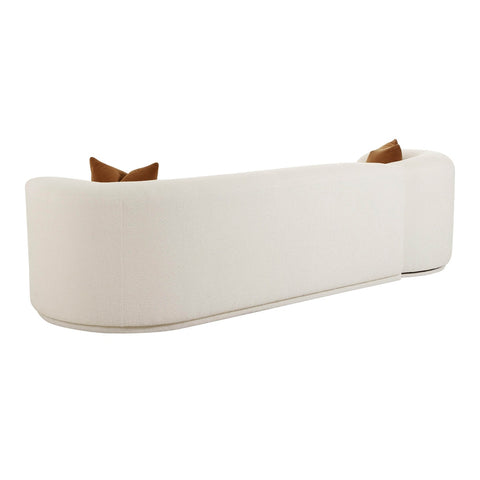 Fickle Cream Boucle 2-Piece Modular RAF Sofa Model: TOV-L6866-C-SO3R