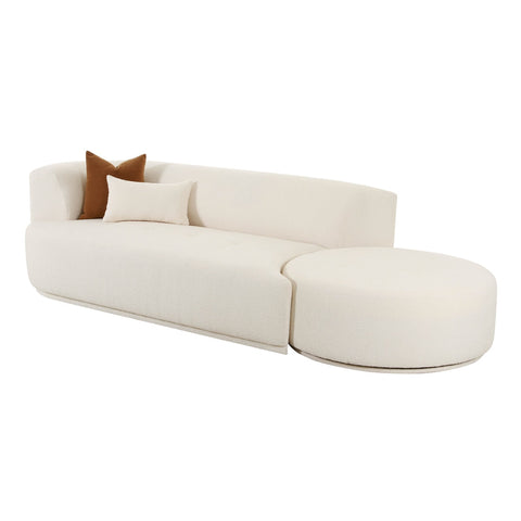 Fickle Cream Boucle 2-Piece Chaise Modular LAF Sofa Model: TOV-L6866-C-SO4L