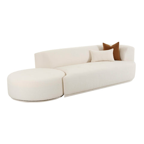 Fickle Cream Boucle 2-Piece Chaise Modular RAF Sofa Model: TOV-L6866-C-SO4R