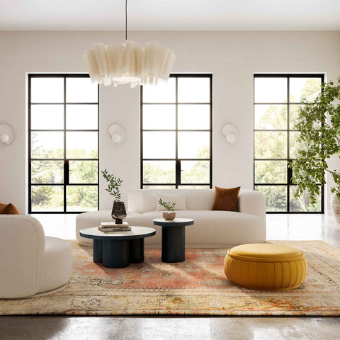 Fickle Cream Boucle 2-Piece Chaise Modular RAF Sofa Model: TOV-L6866-C-SO4R