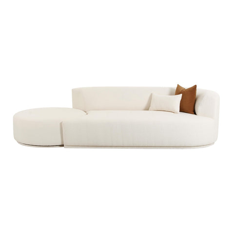 Fickle Cream Boucle 2-Piece Chaise Modular RAF Sofa Model: TOV-L6866-C-SO4R