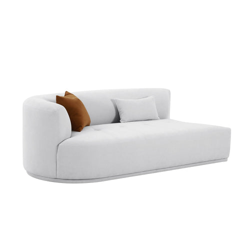 Fickle Grey Velvet Modular LAF Loveseat Model: TOV-L68663