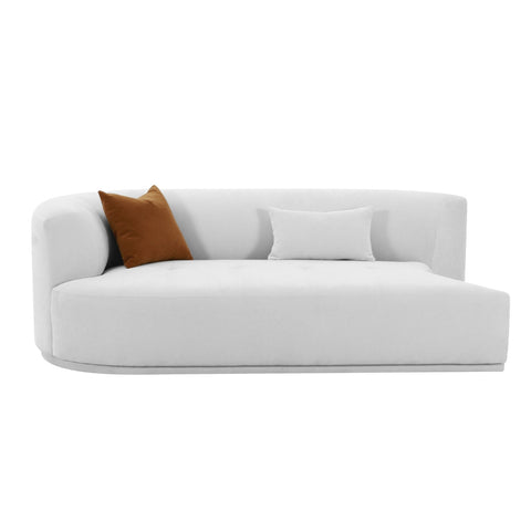 Fickle Grey Velvet Modular LAF Loveseat Model: TOV-L68663