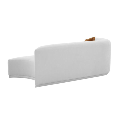 Fickle Grey Velvet Modular LAF Loveseat Model: TOV-L68663