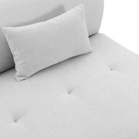 Fickle Grey Velvet Modular LAF Loveseat Model: TOV-L68663