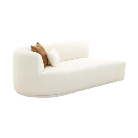 Fickle Cream Boucle Modular LAF Loveseat Model: TOV-L68668