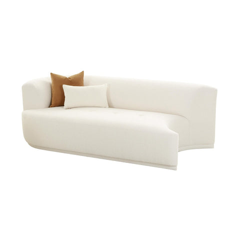 Fickle Cream Boucle Modular LAF Loveseat Model: TOV-L68668