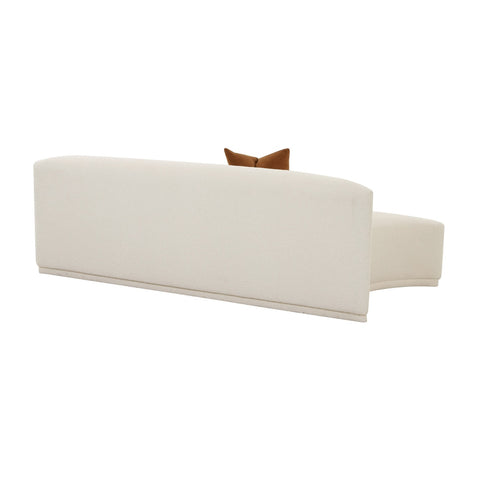Fickle Cream Boucle Modular Armless Loveseat Model: TOV-L68670
