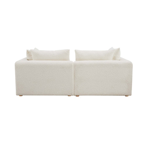 Hangover Cream Boucle Loveseat Model: TOV-L68787-LO