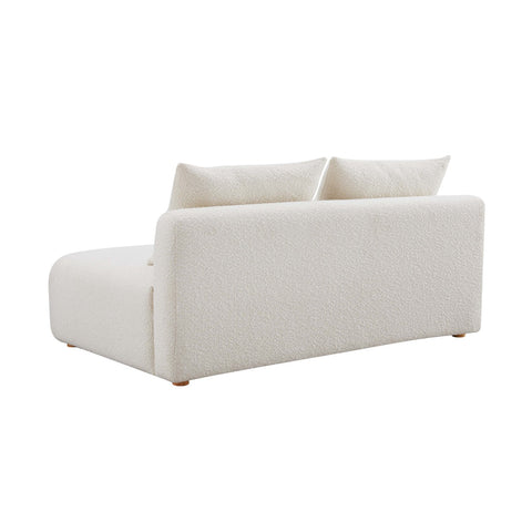 Hangover Cream Boucle Modular Loveseat Model: TOV-L68787-LS