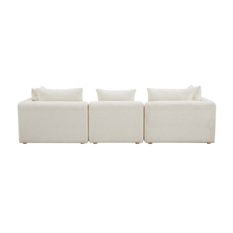 Hangover Cream Boucle Sofa Model: TOV-L68787-SO