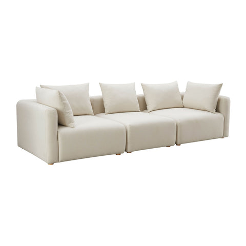 Hangover Cream Performance Linen Sofa Model: TOV-L68788-SO