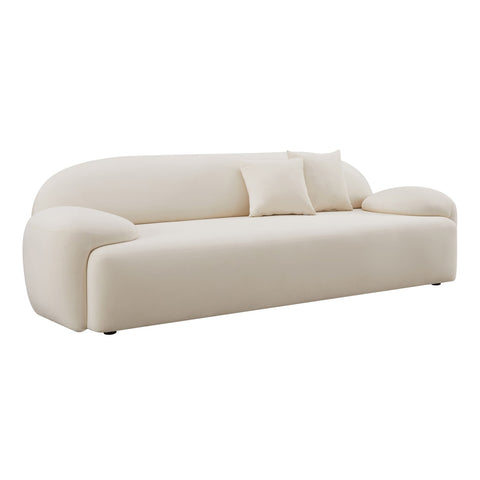 Allegra Cream Velvet Sofa Model: TOV-L68816