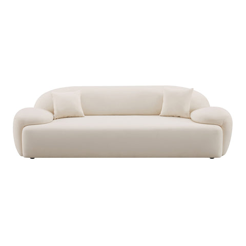 Allegra Cream Velvet Sofa Model: TOV-L68816
