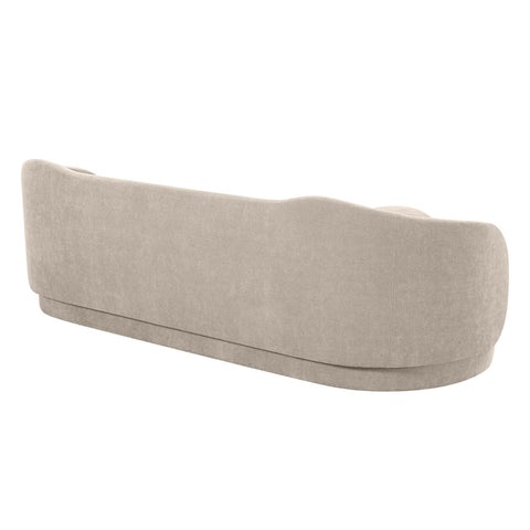 Circe Taupe Textured Velvet Sofa Model: TOV-L68841