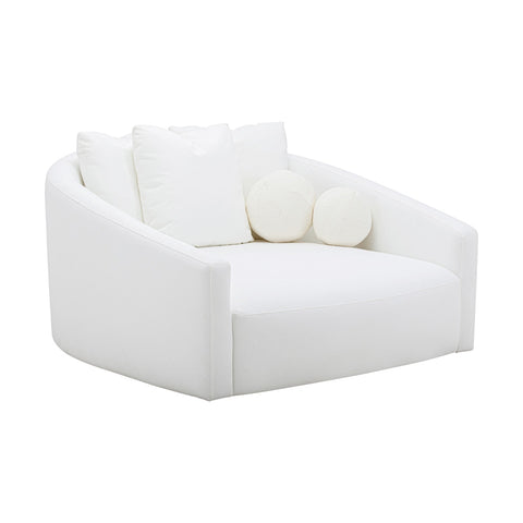 Hanim Cream Linen Daybed Model: TOV-L68938