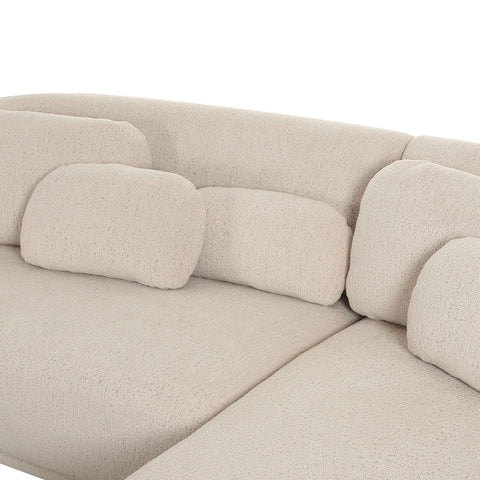 Misty Cream Boucle Sectional - RAF Model: TOV-L68956-SEC