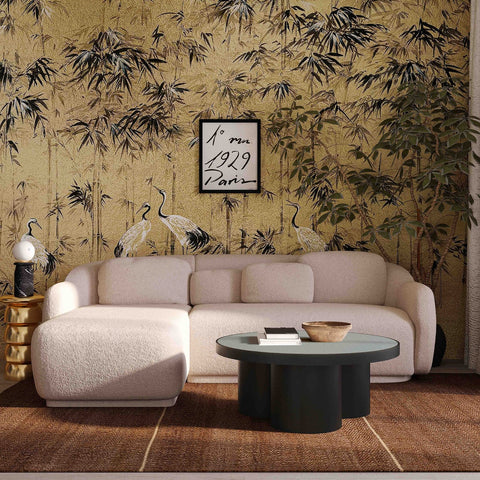 Misty Cream Boucle Sectional - LAF Model: TOV-L68957-SEC