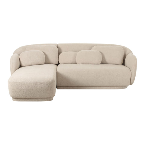 Misty Cream Boucle Sectional - LAF Model: TOV-L68957-SEC
