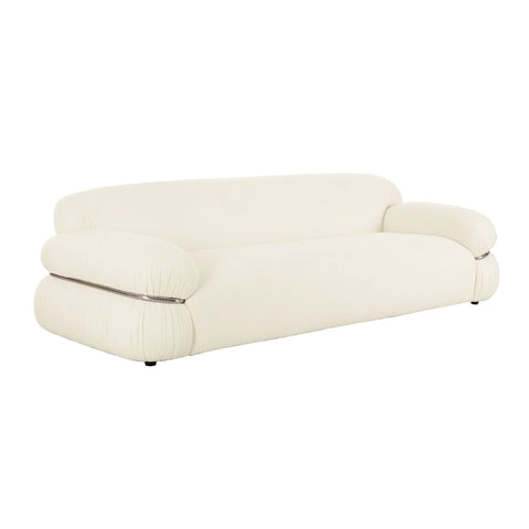 Leyla Cream Boucle Sofa Model: TOV-L68964