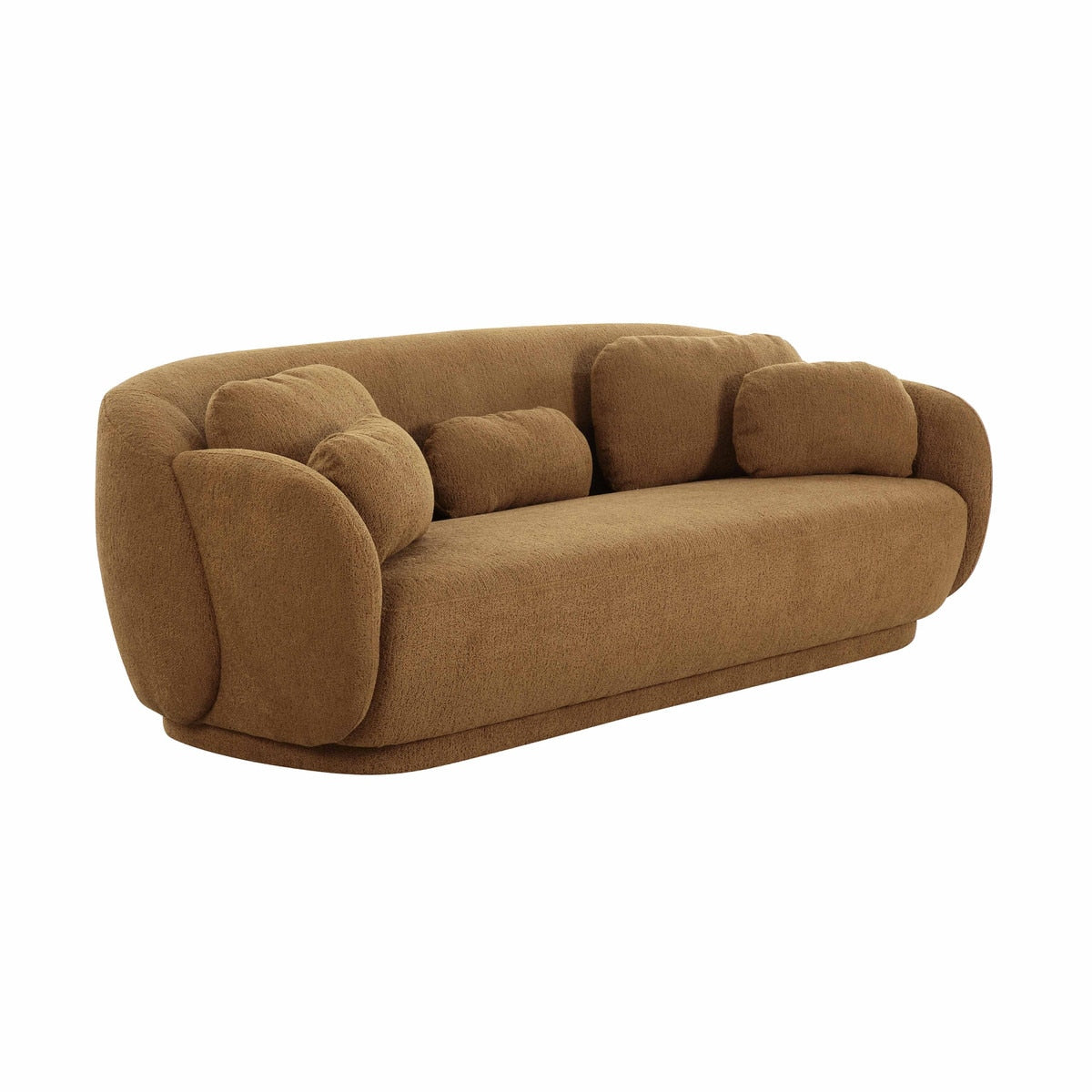 Misty Brown Boucle Sofa Model: TOV-L68987