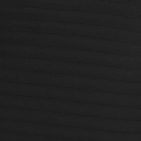 Tarra Fluffy Oversized Black Corduroy Modular RAF Sectional Model: TOV-L69006-L69010