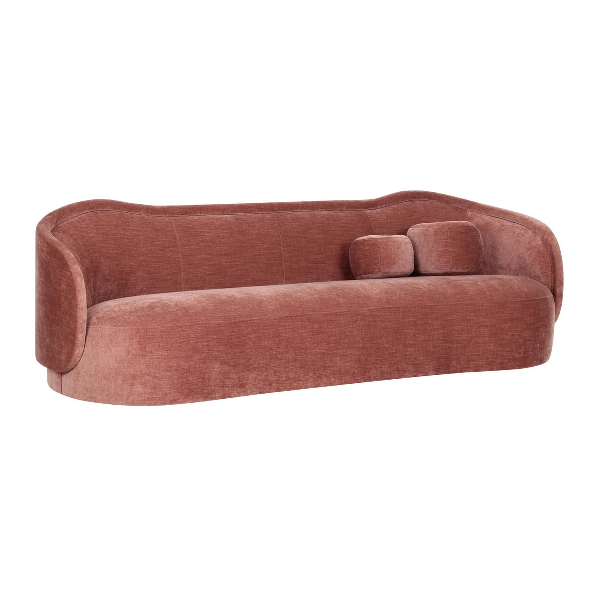 Circe Mauve Textured Velvet Sofa Model: TOV-L69060