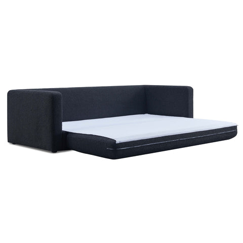 Ryan Black Boucle Sofa Bed Model: TOV-L69061