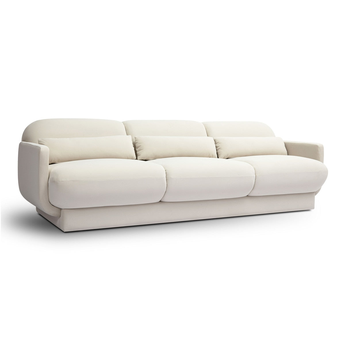 Azalea Cream Velvet Sofa Model: TOV-L69076