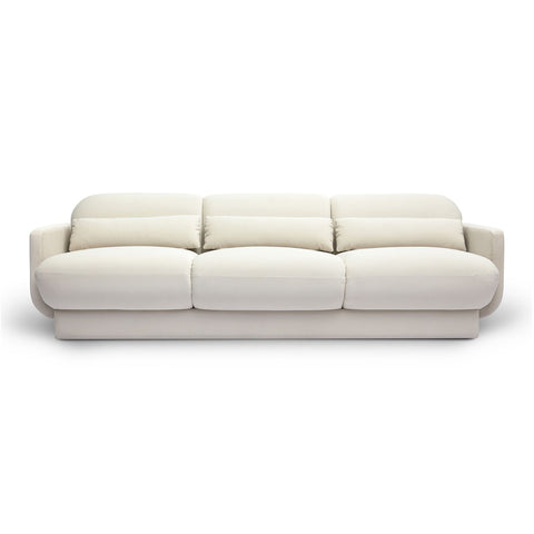Azalea Cream Velvet Sofa Model: TOV-L69076
