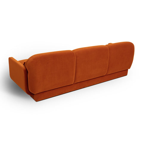Azalea Rust Orange Velvet Sofa Model: TOV-L69077