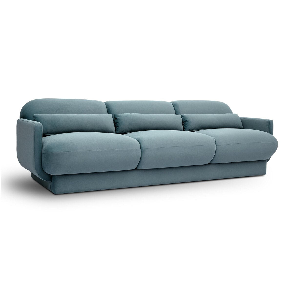 Azalea Powder Blue Velvet Sofa Model: TOV-L69078