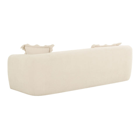 Lou Sandstone Textured Fabric Sofa Model: TOV-L69090