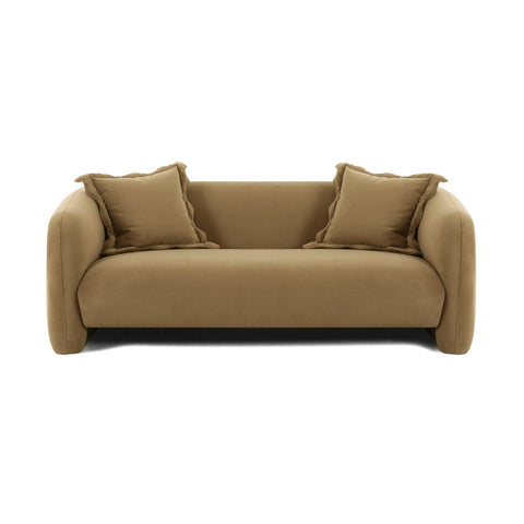 Lou Cafe Au Lait Performance Velvet Loveseat Model: TOV-L69091