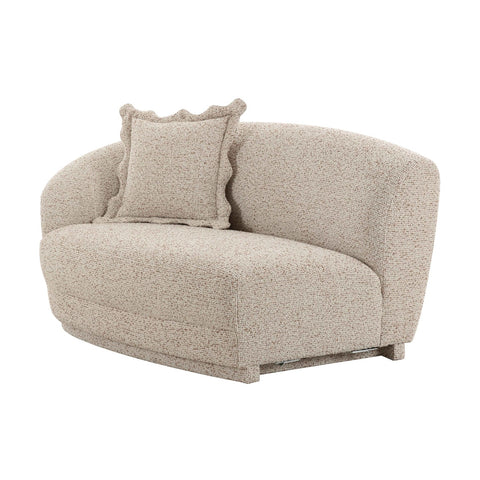Marion Two-Tone Textured Boucle Loveseat - LAF Model: TOV-L69093-LAF