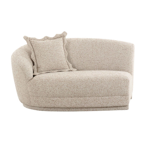 Marion Two-Tone Textured Boucle Loveseat - LAF Model: TOV-L69093-LAF