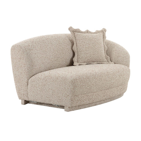 Marion Two-Tone Textured Boucle Loveseat - RAF Model: TOV-L69093-RAF