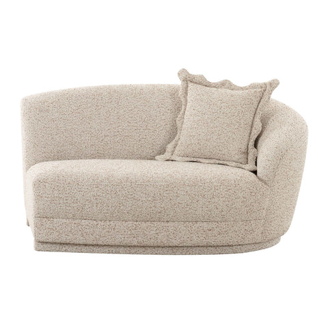 Marion Two-Tone Textured Boucle Loveseat - RAF Model: TOV-L69093-RAF