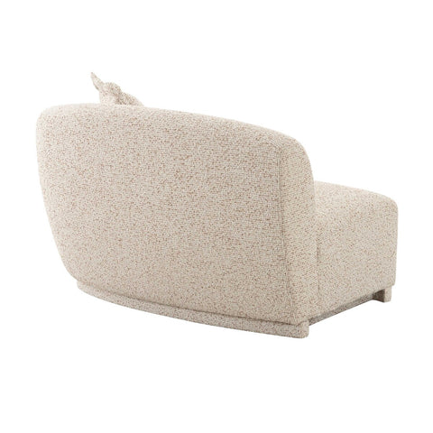 Marion Two-Tone Textured Boucle Loveseat - RAF Model: TOV-L69093-RAF
