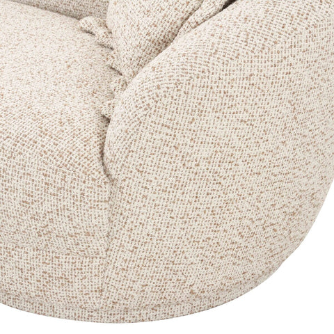 Marion Two-Tone Textured Boucle Loveseat - RAF Model: TOV-L69093-RAF