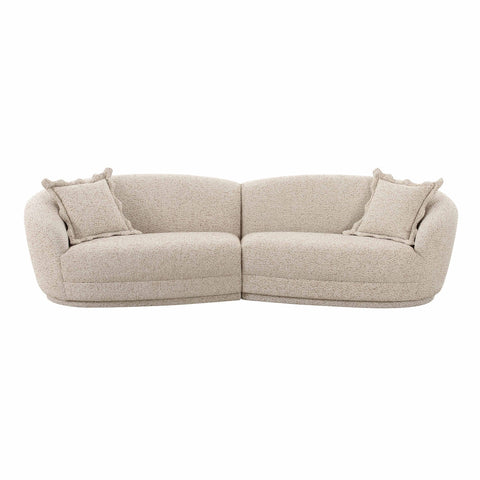 Marion Two-Tone Textured Boucle 4 Person Sectional Model: TOV-L69093-SEC