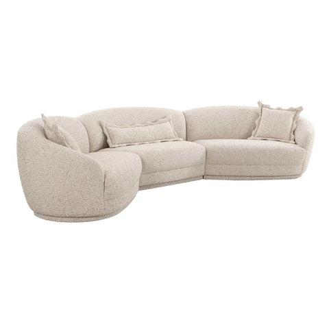 Marion Two-Tone Textured Boucle 6 Person Sectional Model: TOV-L69093-SEC1