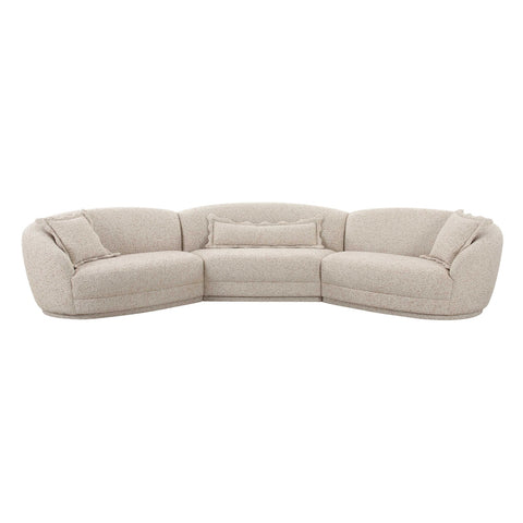 Marion Two-Tone Textured Boucle 6 Person Sectional Model: TOV-L69093-SEC1
