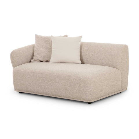 Sylvie Cream Boucle Left Arm Chair 2-Seater Model: TOV-L69094-LAF