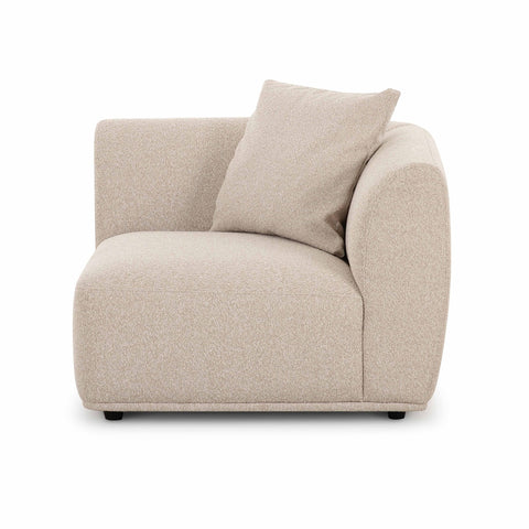 Sylvie Cream Boucle Corner Chair Model: TOV-L69096