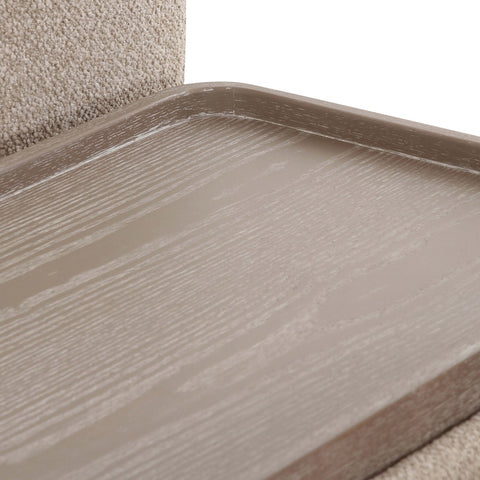 Sylvie Cream Boucle 4-Piece Right Chaise Sectional Model: TOV-L69099-RAF