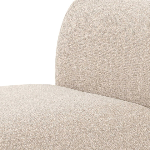 Sylvie Cream Boucle Armless 1-Seater Model: TOV-L69100